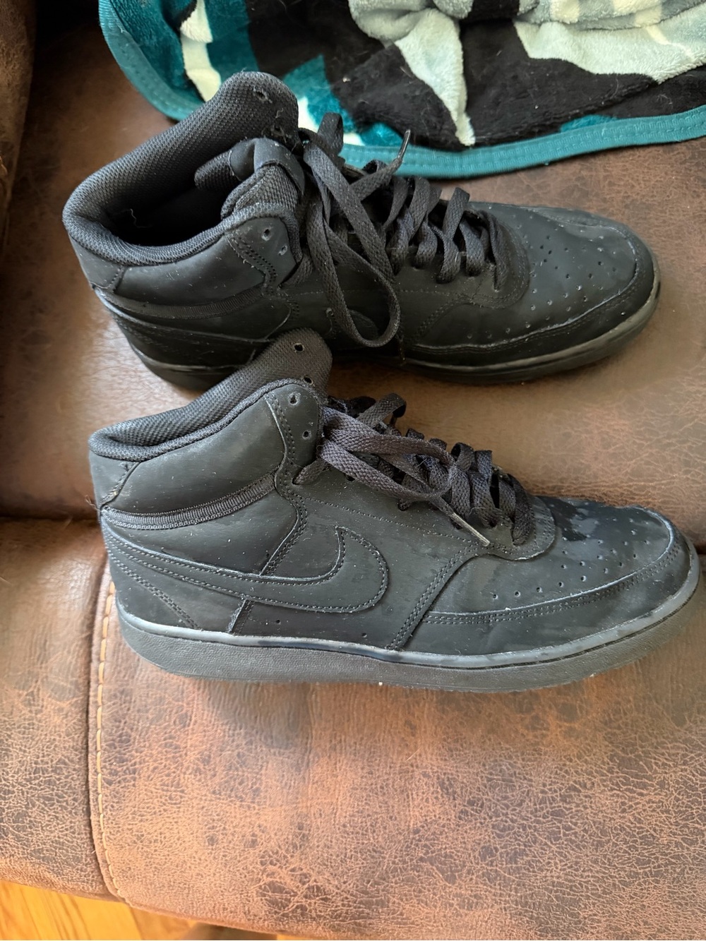 Nike Air Force high top Black' sneakers